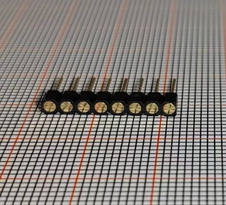 Terastor Round hole pin/Pin Header 2.54mm 1*8P Flat head pin